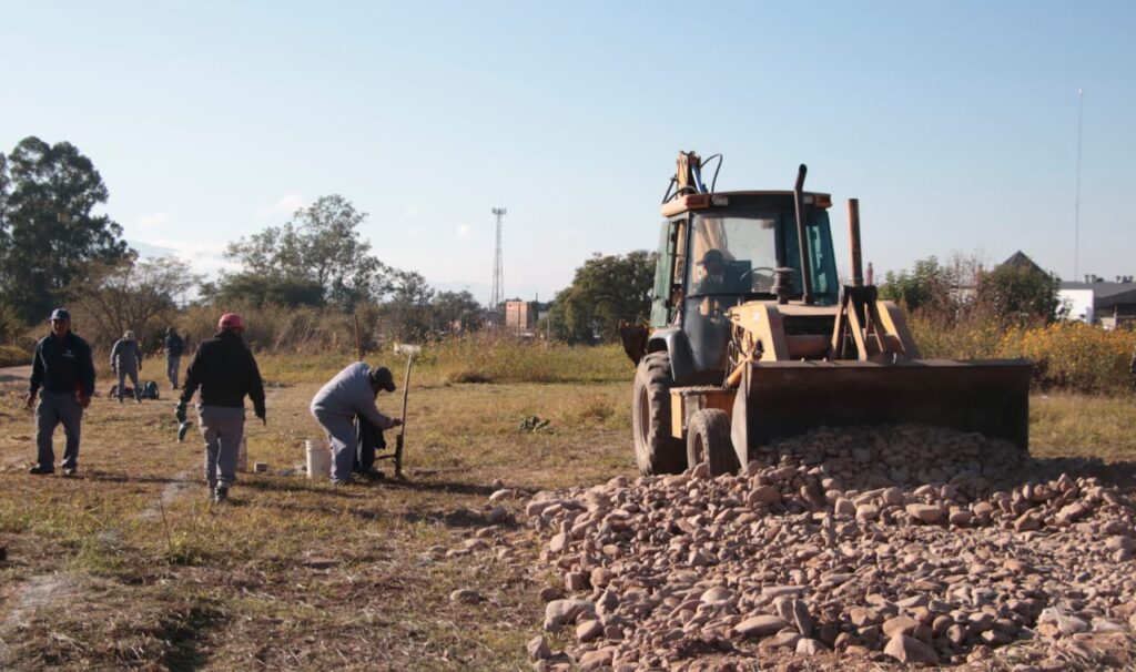 Inicio de obras en el barrio El Balcón