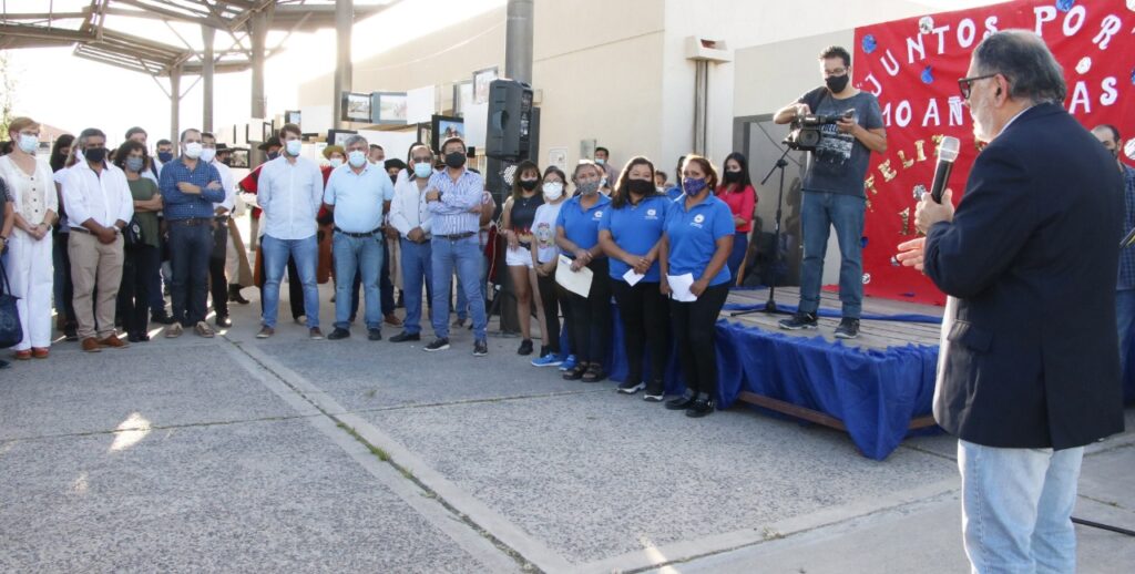 Con un acto emotivo se llevó a cabo los festejos del décimo aniversario del barrio 150 Hectáreas.