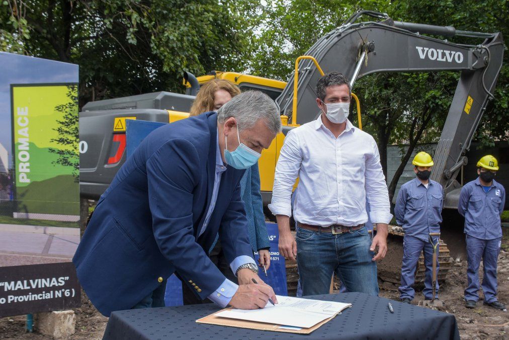 El gobierno provincial puso en marcha la obra de un nuevo jardín maternal en el predio del Bachillerato Provincial N°6 "Islas Malvinas".