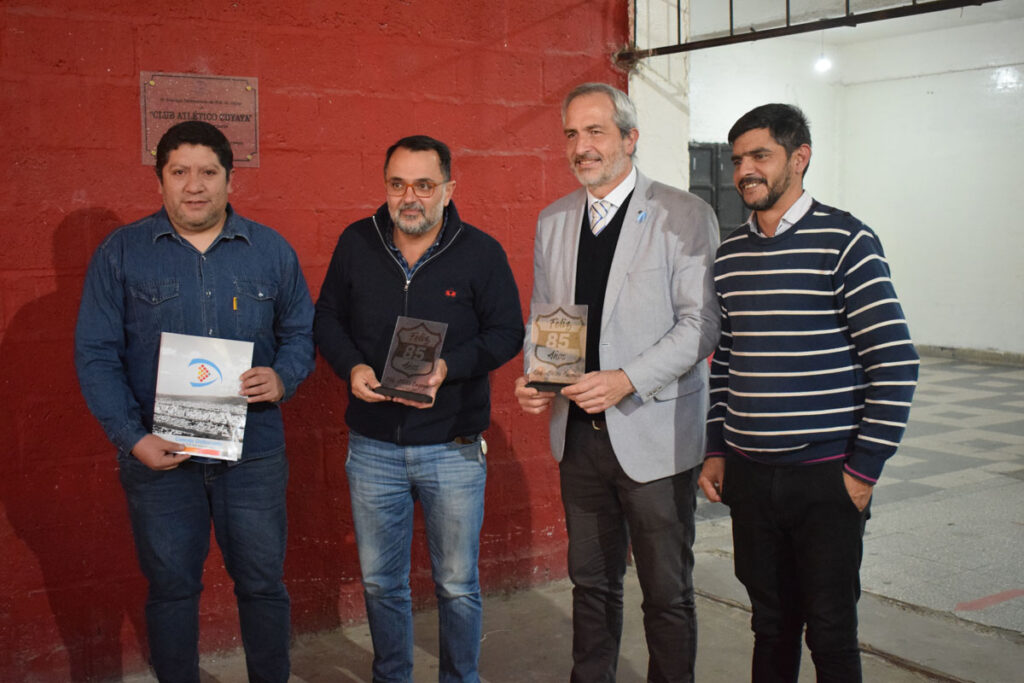 El Club Atlético Cuyaya, uno de las entidades más populares de San Salvador de Jujuy, celebró 85 años de vida, razón por la cual el Concejo Deliberante declaró de Interés Municipal este nuevo aniversario.