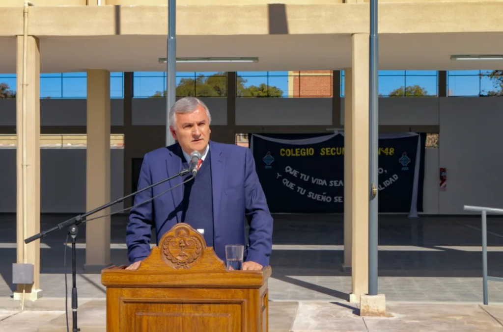 El gobernador exigió respeto por el pueblo jujeño, expresando que "duele y molesta" la visita que hizo el presidente Alberto Fernández a Milagro Sala.