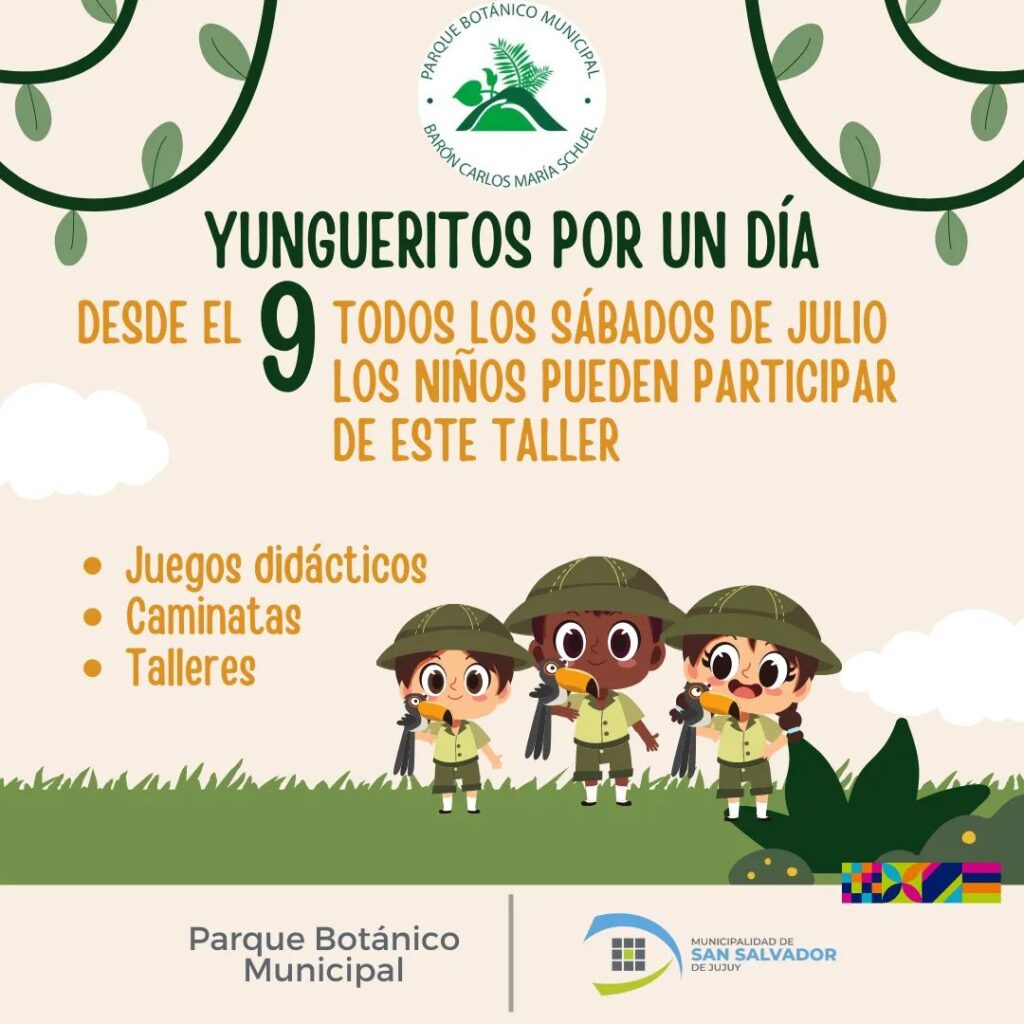 Se acercan las vacaciones de invierno y el Parque Botánico “Barón María Schuel” es la mejor opción para realizar actividades ecoturísticas y de aprendizaje para toda la familia.