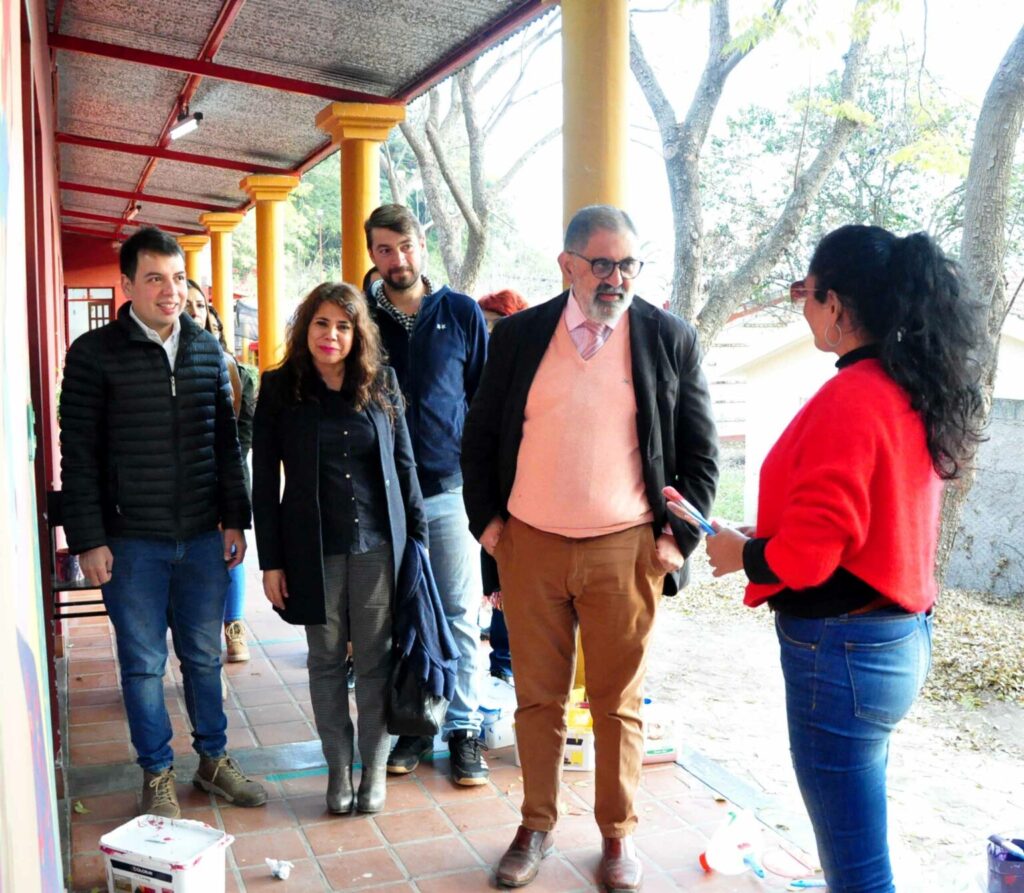 El intendente junto a la presidenta del Consejo Provincial de la Mujer visitaron las instalaciones de lo que será el 3° Centro de Atención Integral a la Violencia Familiar y de Género dependiente del Municipio Capitalino.