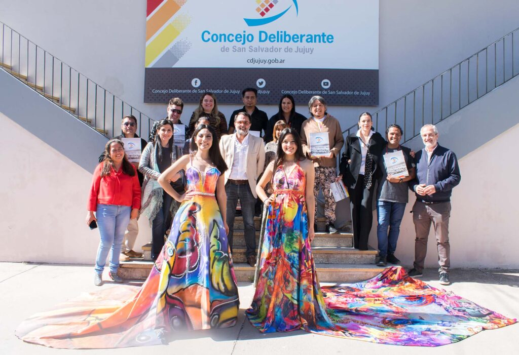 Concejales reconocieron el mensaje de visibilización de las múltiples facetas de la cultura jujeña, expresado en los vestidos exhibidos durante la 71° Fiesta Nacional de los Estudiantes.